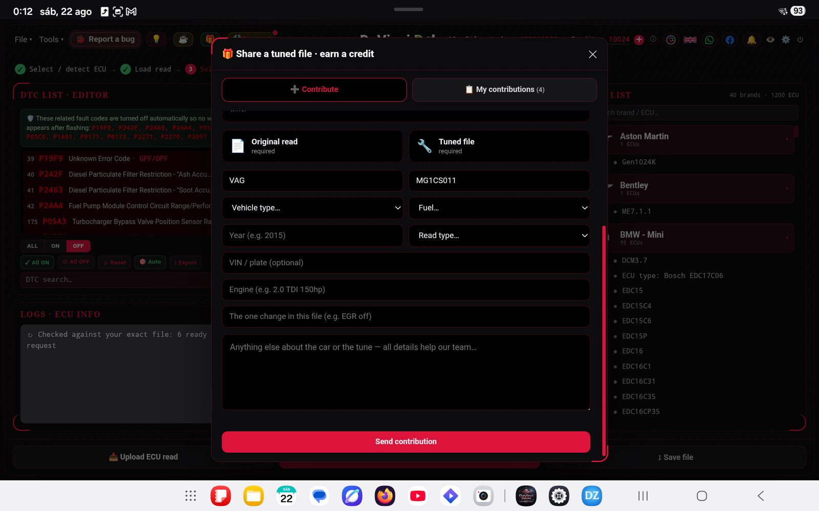 DaVinci Deluxe on Android 18