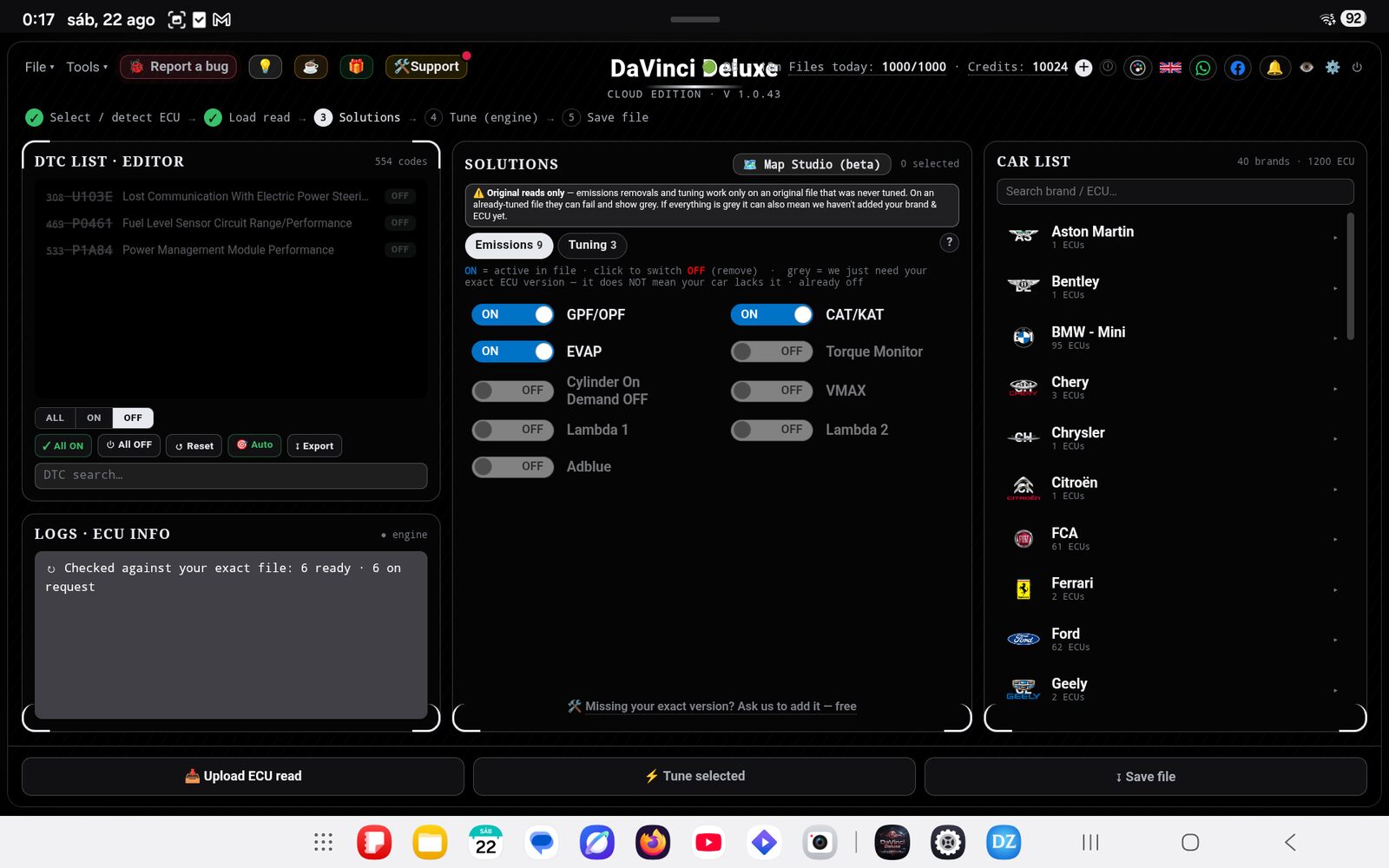 DaVinci Deluxe on Android 33